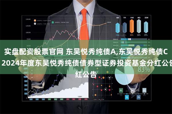 实盘配资股票官网 东吴悦秀纯债A,东吴悦秀纯债C: 2024年度东吴悦秀纯债债券型证券投资基金分红公告