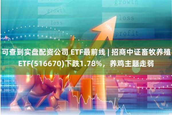 可查到实盘配资公司 ETF最前线 | 招商中证畜牧养殖ETF(516670)下跌1.78%，养鸡主题走弱