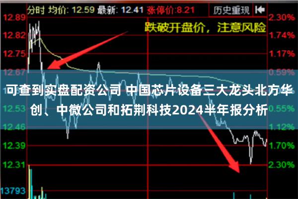 可查到实盘配资公司 中国芯片设备三大龙头北方华创、中微公司和拓荆科技2024半年报分析