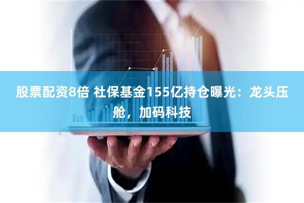 股票配资8倍 社保基金155亿持仓曝光：龙头压舱，加码科技